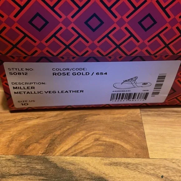 Tory Burch rose gold sandals - Picture 6 of 7